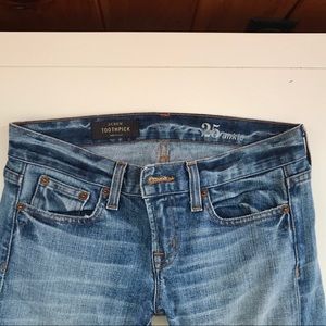 J. Crew Selvedge Toothpick Jeans